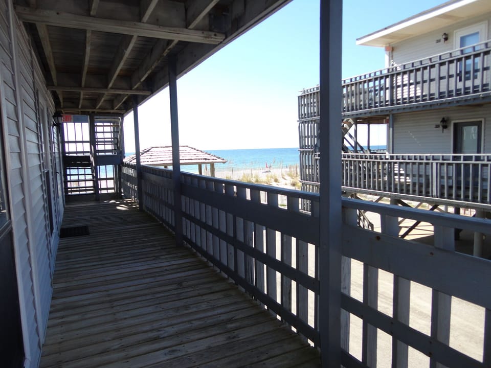 View from the condo front door
