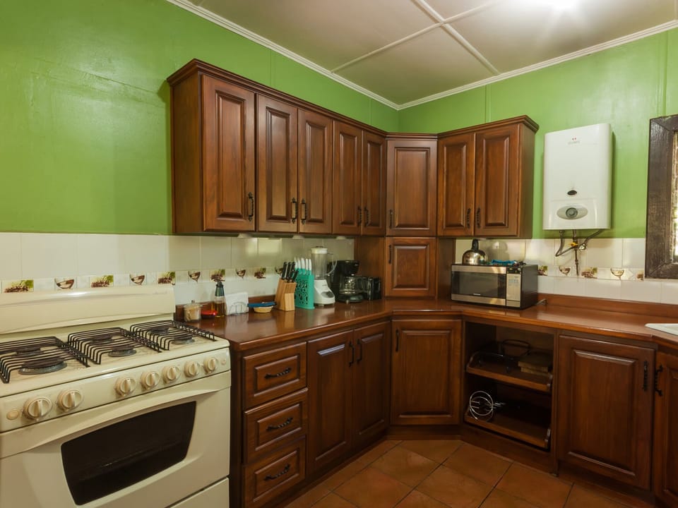 Kitchen with full equipment