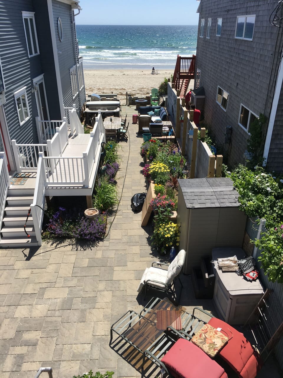 2nd Floor View to Ocean from Master Bedroom Deck