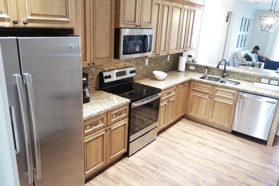 Roomy kitchen
