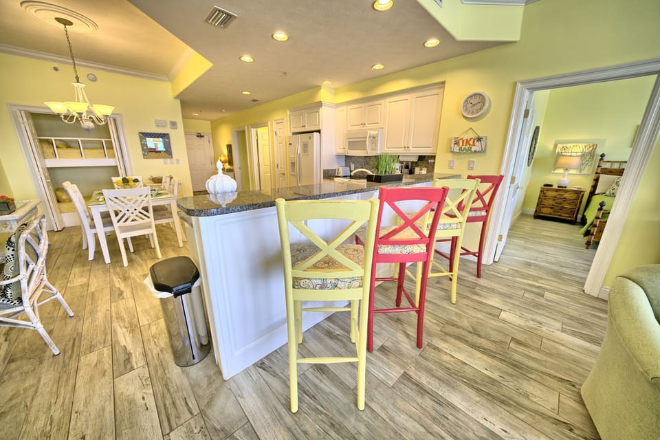 Breakfast bar.
