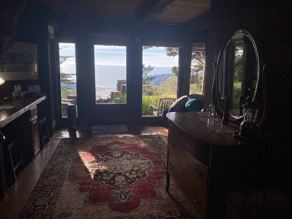 View from downstairs/bedroom