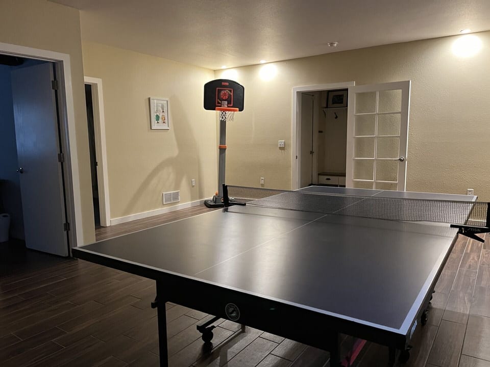 Basement Ping Pong Table