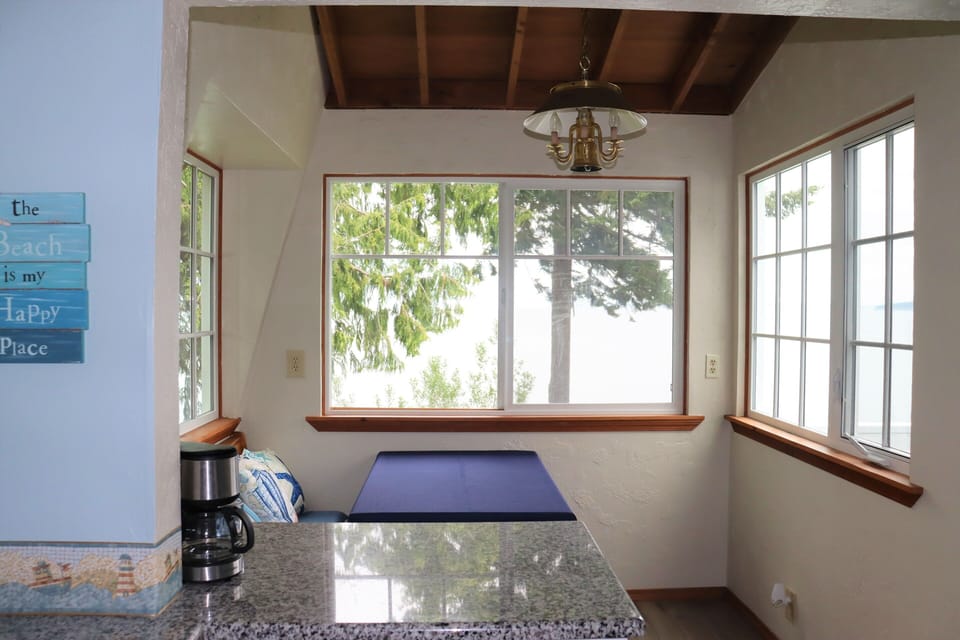 View to bay from dining room