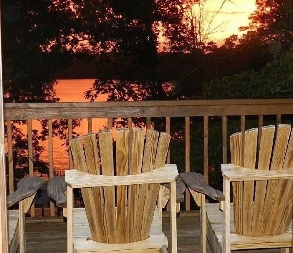 Sunset from the deck
