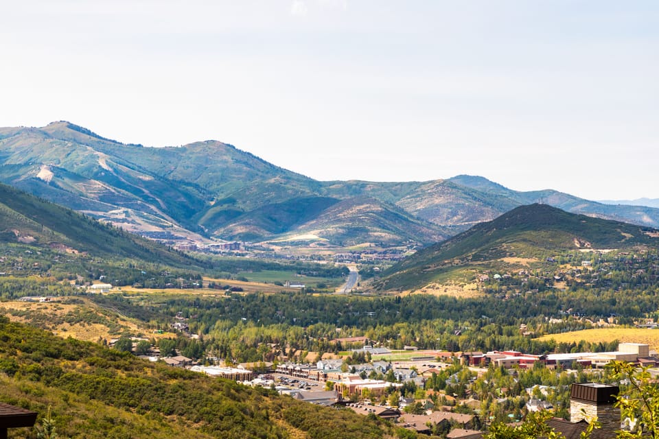 Summer fabulous down valley views towards the Park City area and Canyons Village