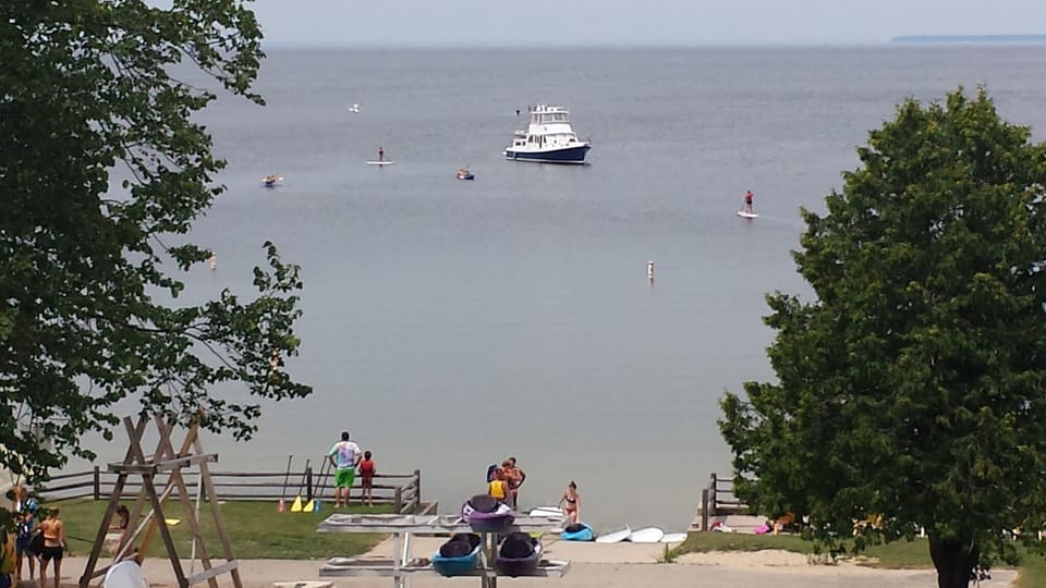 walk to our beach and rent a paddle surf board, really popular