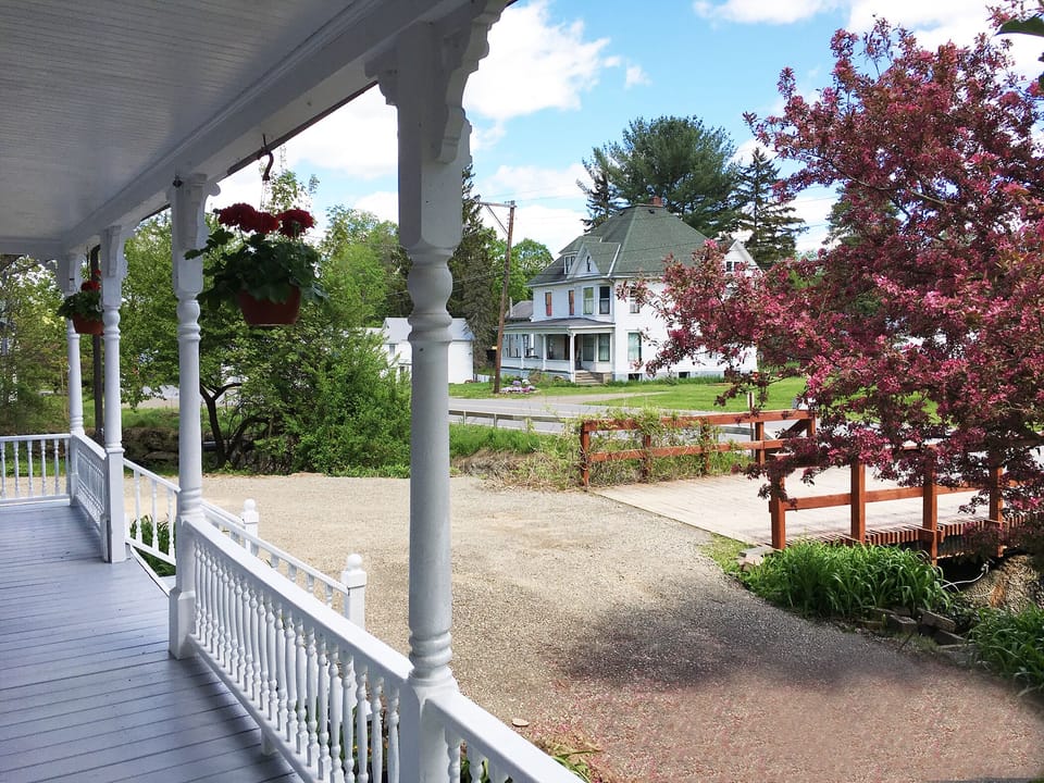 Our bridge from the porch.
