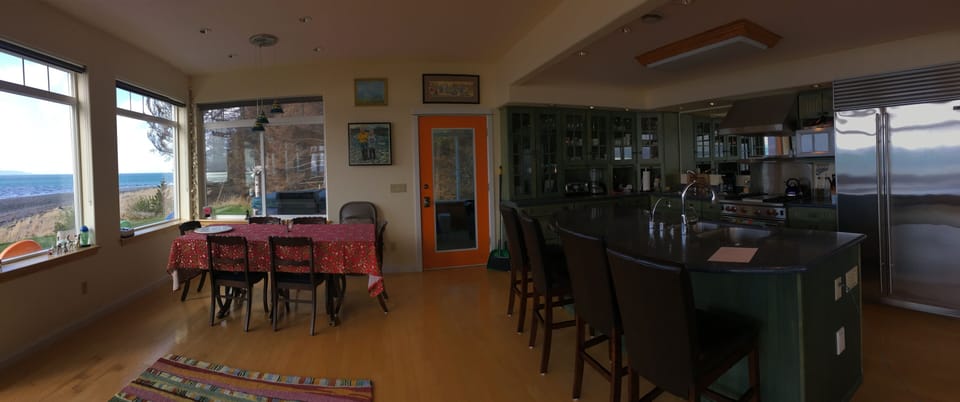 Dining and kitchen area