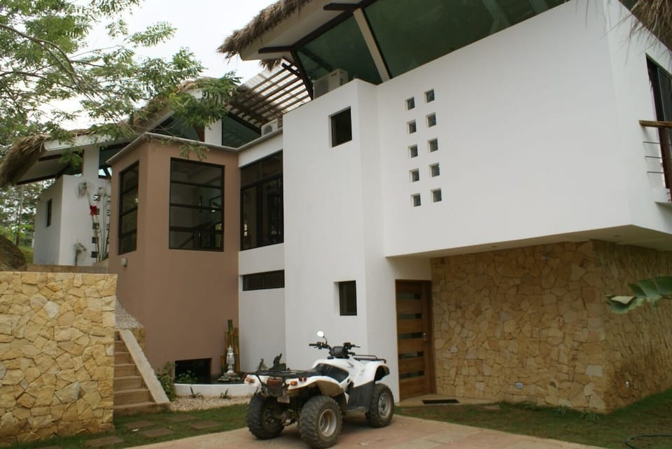Entrance to Casa Divina. The ATV is available to rent separately.