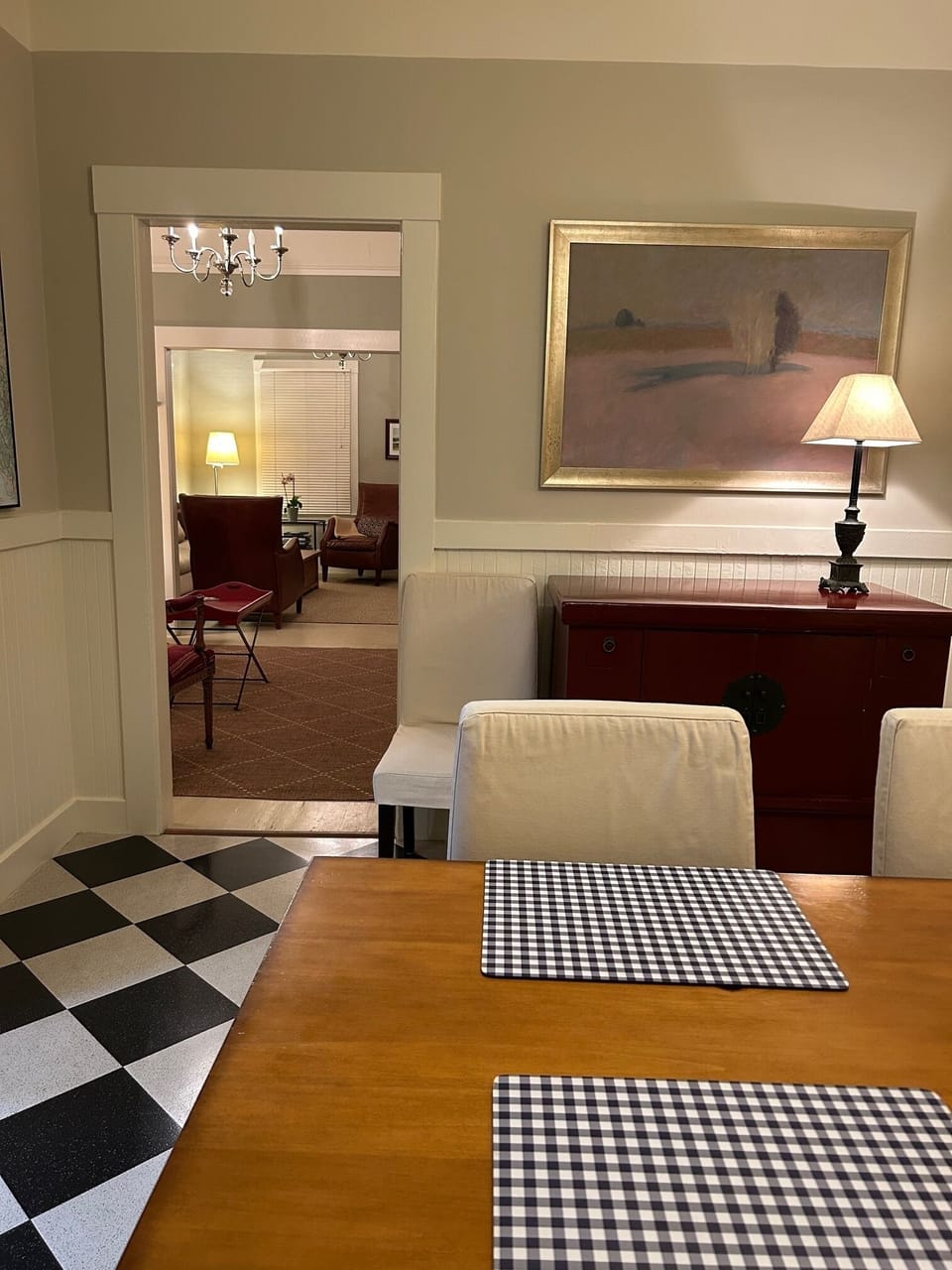 Breakfast Room looking towards living room.
