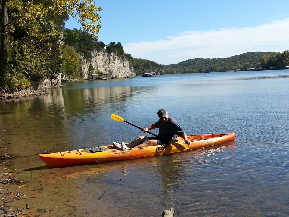 Fantastic kayaking from the lakeshore