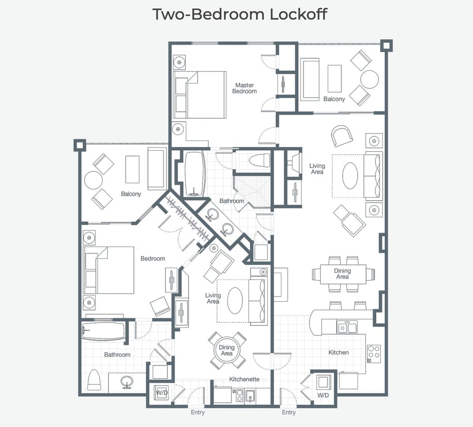 Two-Bedroom floorplan