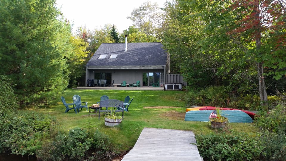 house as viewed from dock
