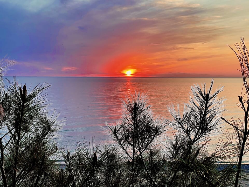 Sunset from the deck - 2021.