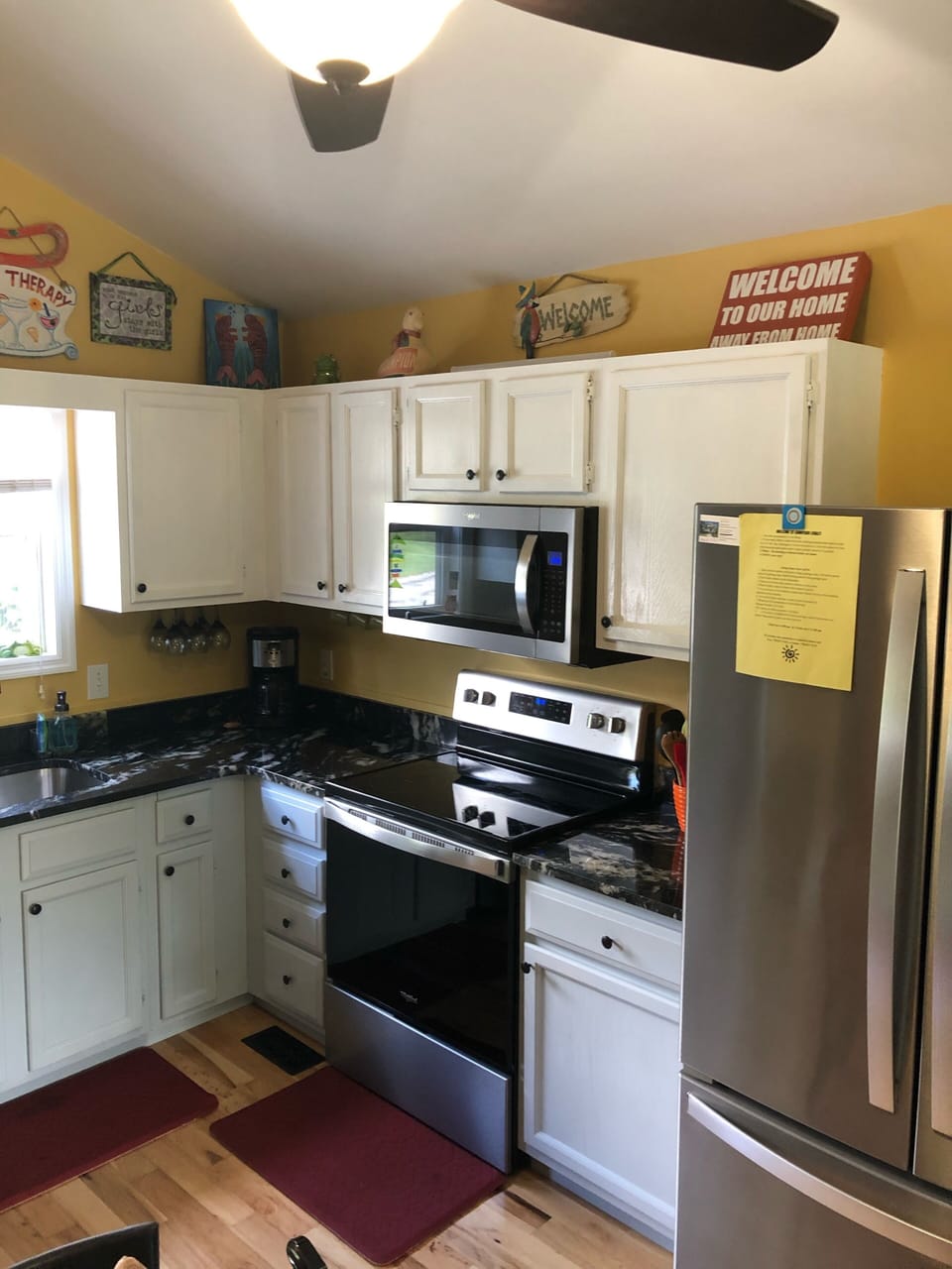 New appliances and new countertops. 