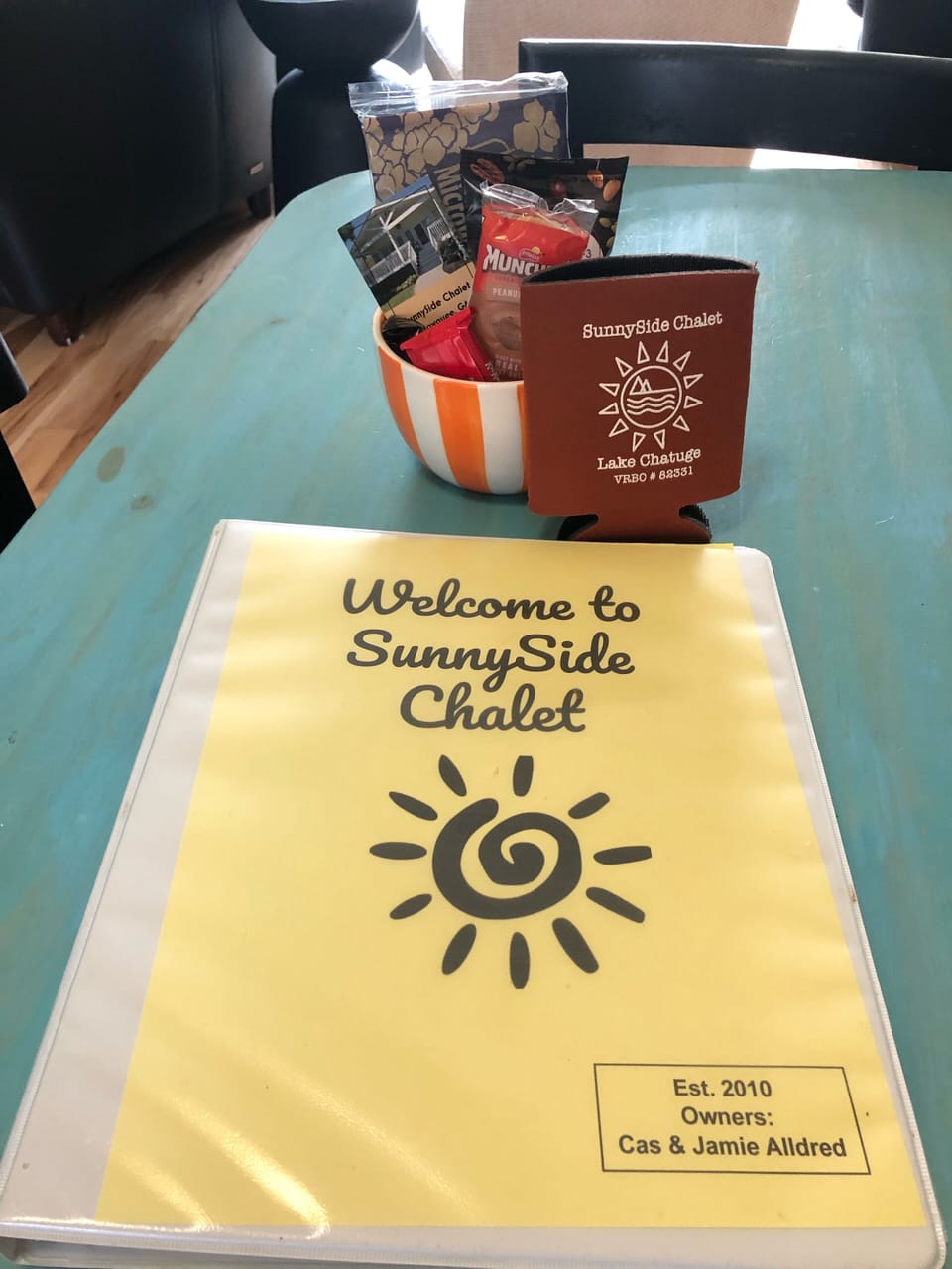 Welcome treats for our renters. 