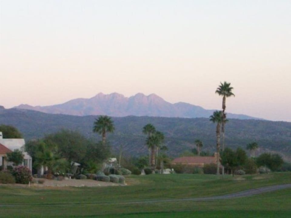 View of Four Peaks from the patio