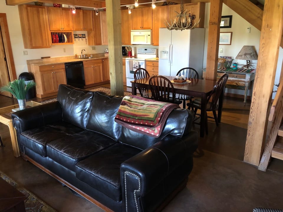 Kitchen and Living Area