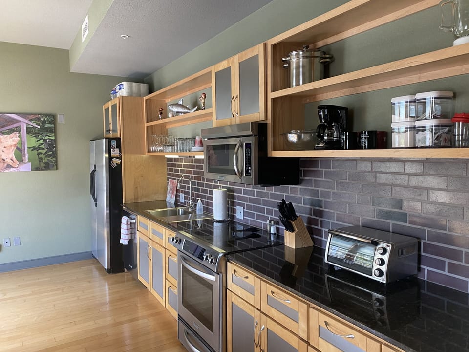 Kitchen/living room as you enter.
