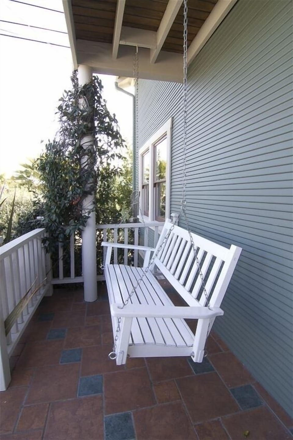 Swing, swing, rock, rock.  Made for relaxation! Absolutely our favorite hang out
