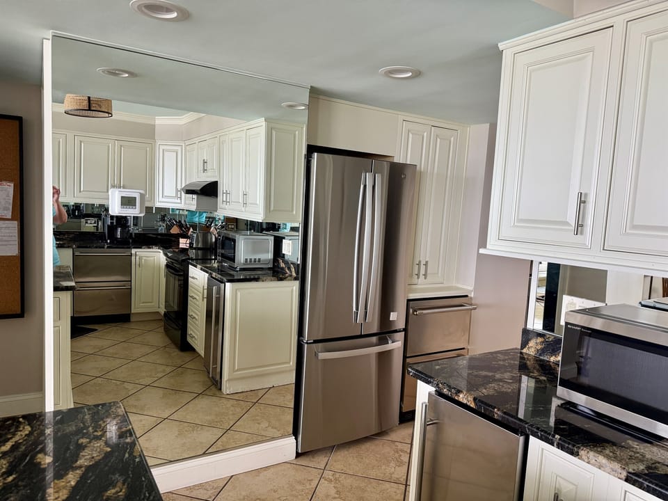 New Full Size Fridge & Ice Maker