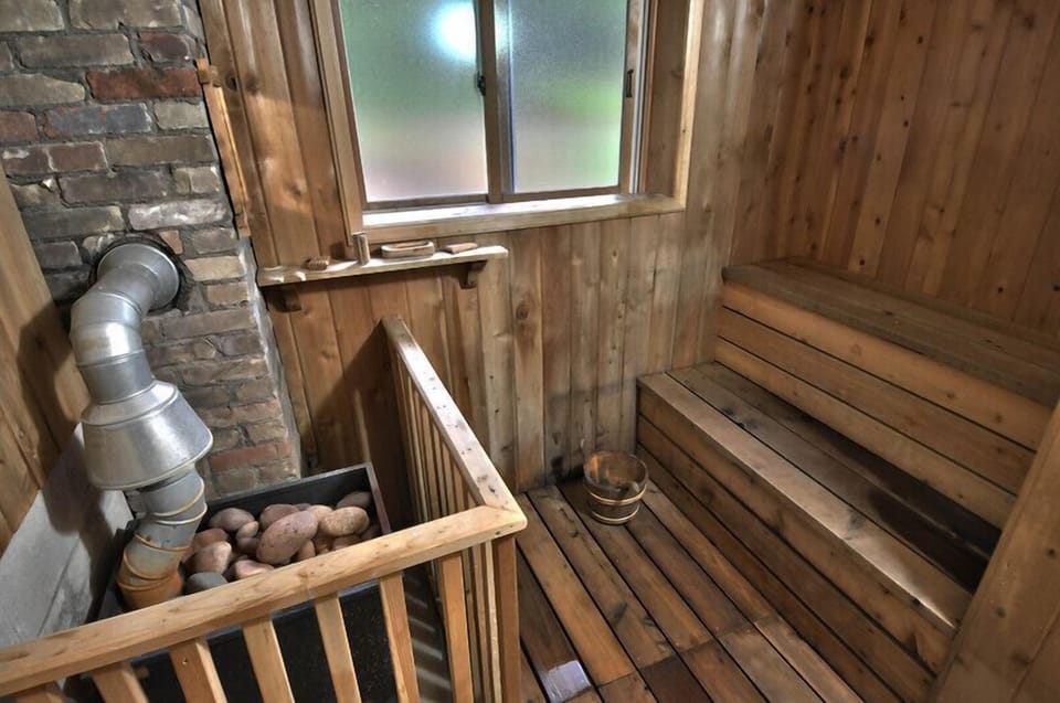 Relax in our Finnish Sauna