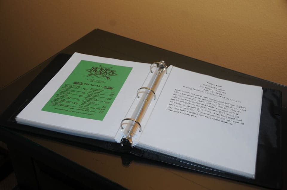Our reference book includes restaurants, entertainment and other info for you