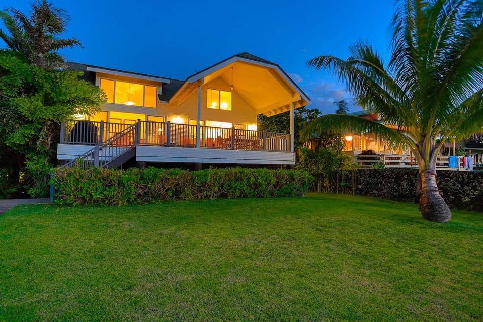 Our home at dusk...