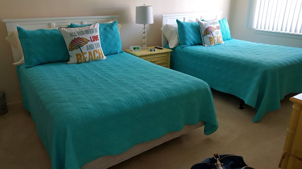 Bedroom - two full size beds, sleeps four