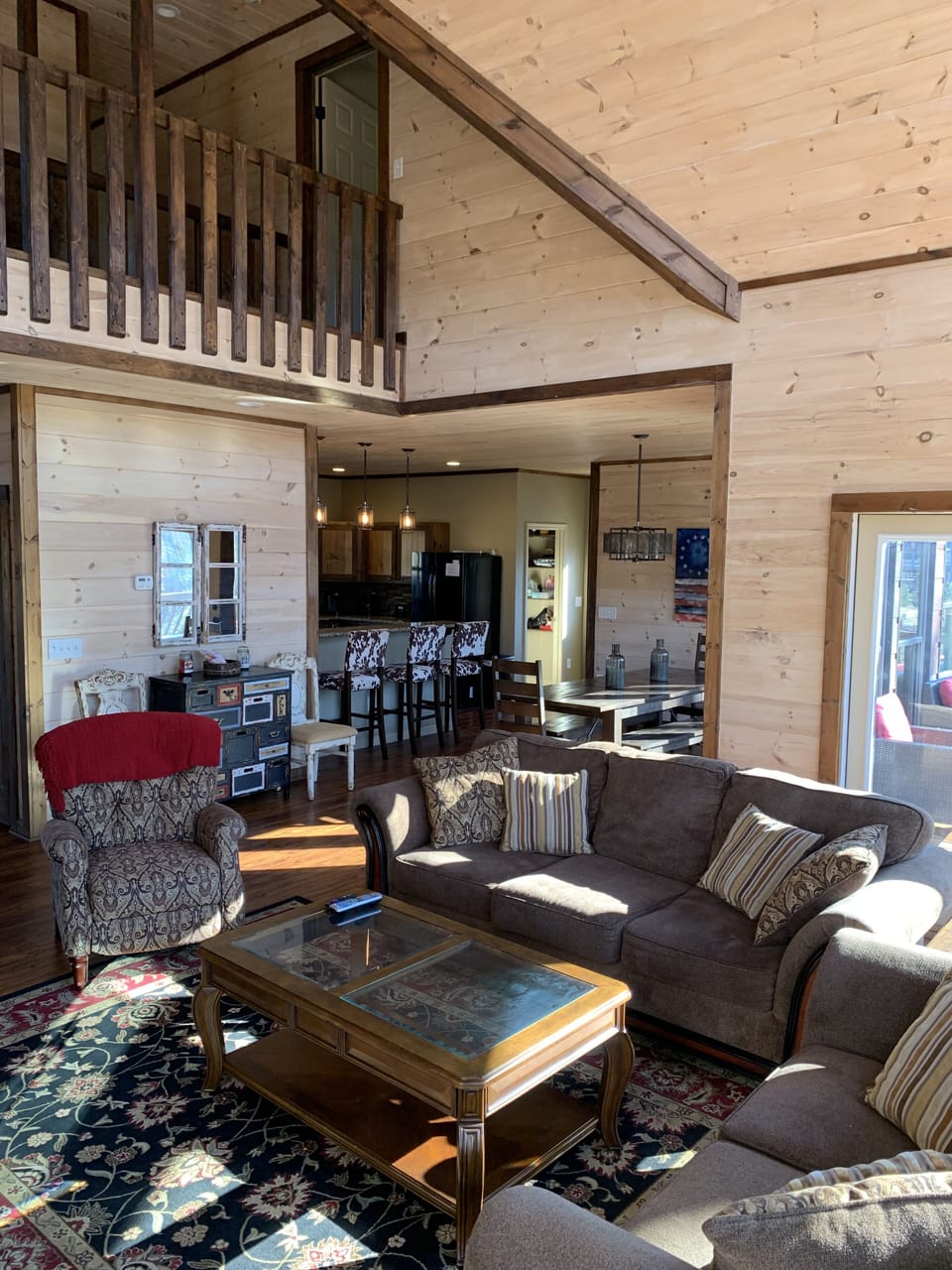 View from Living Room to Kitchen