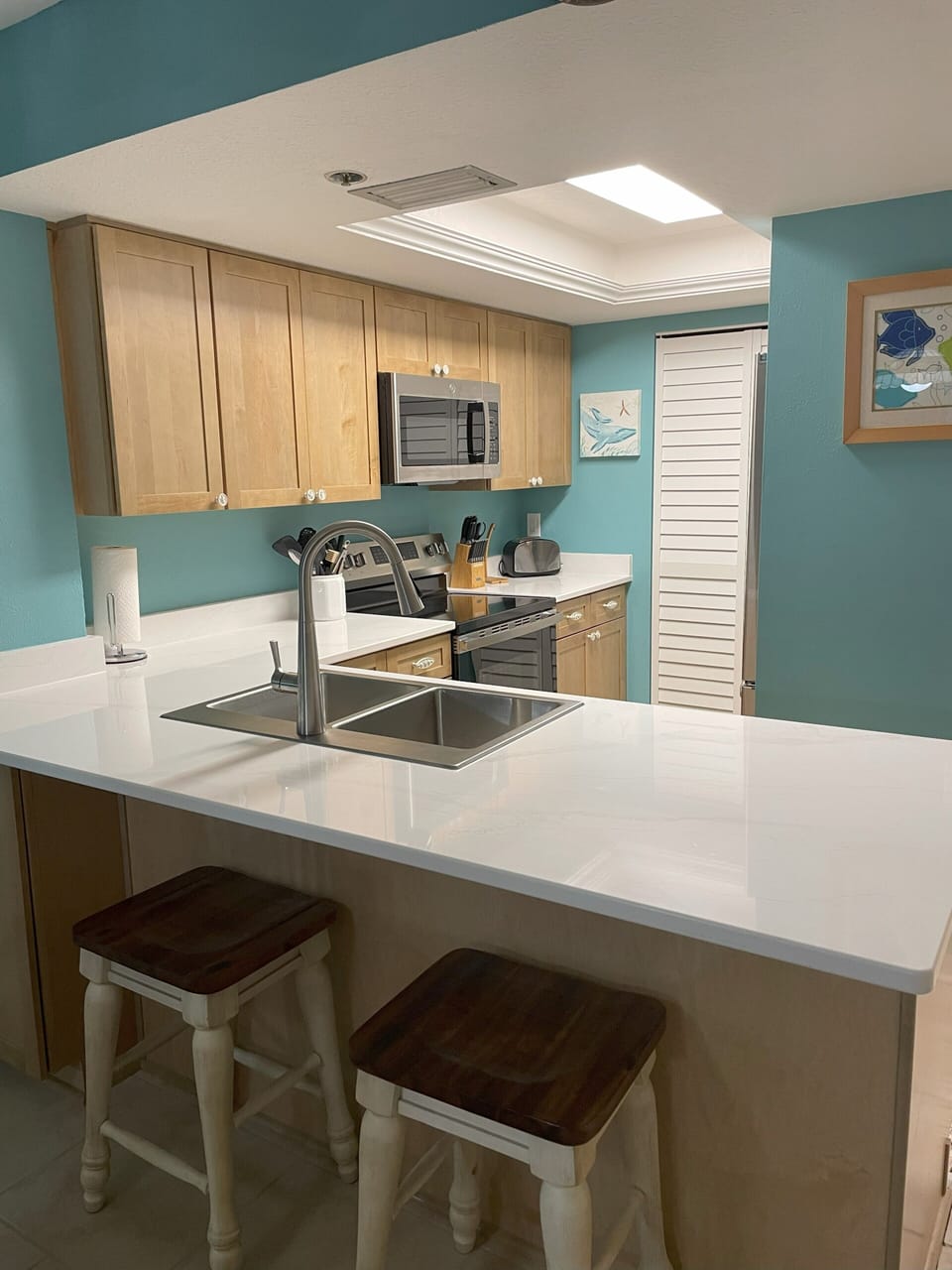 Newly renovated kitchen.