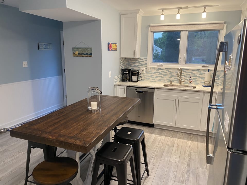 Kitchen and Front Door to left