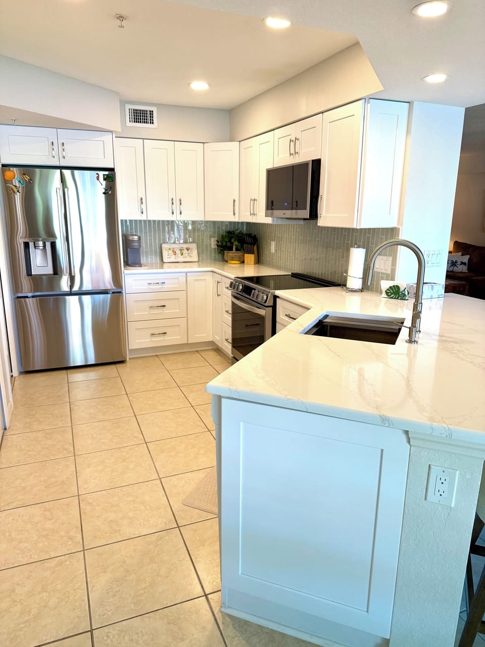 Newly renovated kitchen