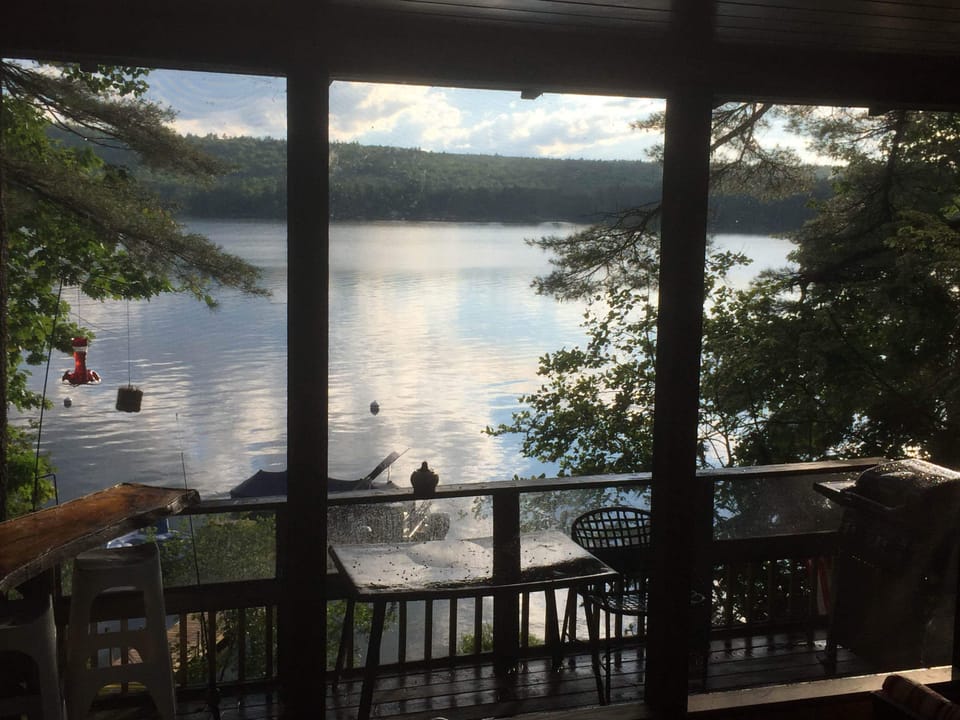 View from screened porch