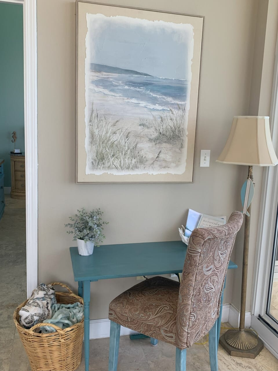 The writing center is a spot to get some work done while not missing any views!