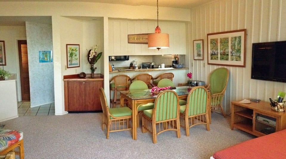 upstairs Dining area of Living room
half bath is on far left