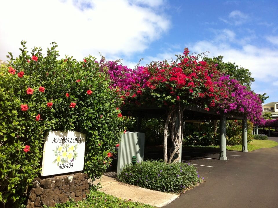 Covered Parking next to entrance