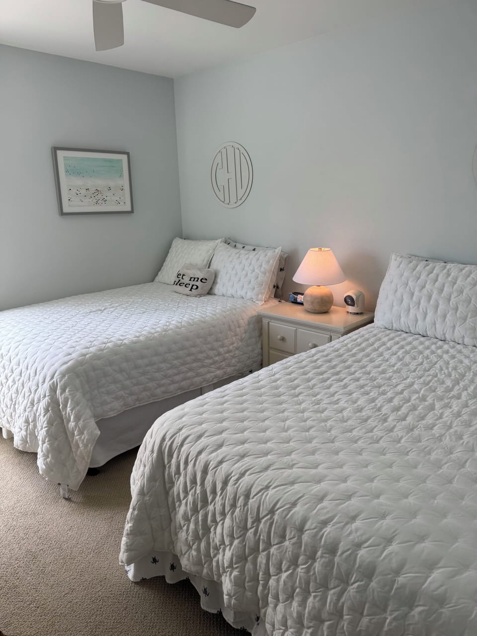 3rd bedroom; downstairs w 2 double beds
