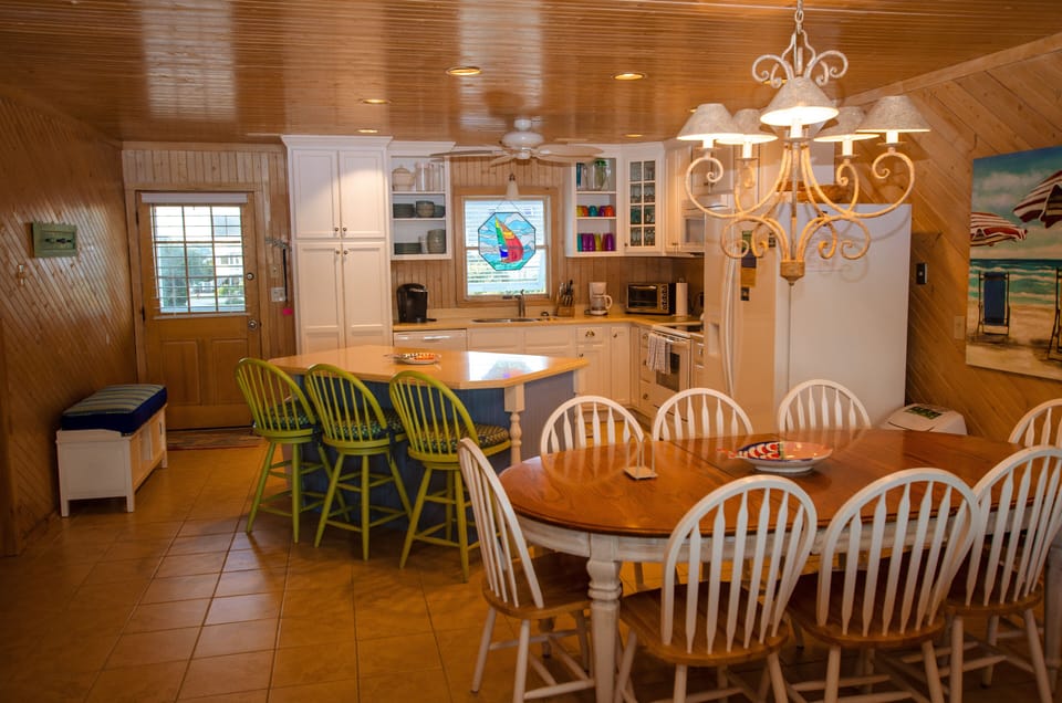 Dining Room and Kitchen.  