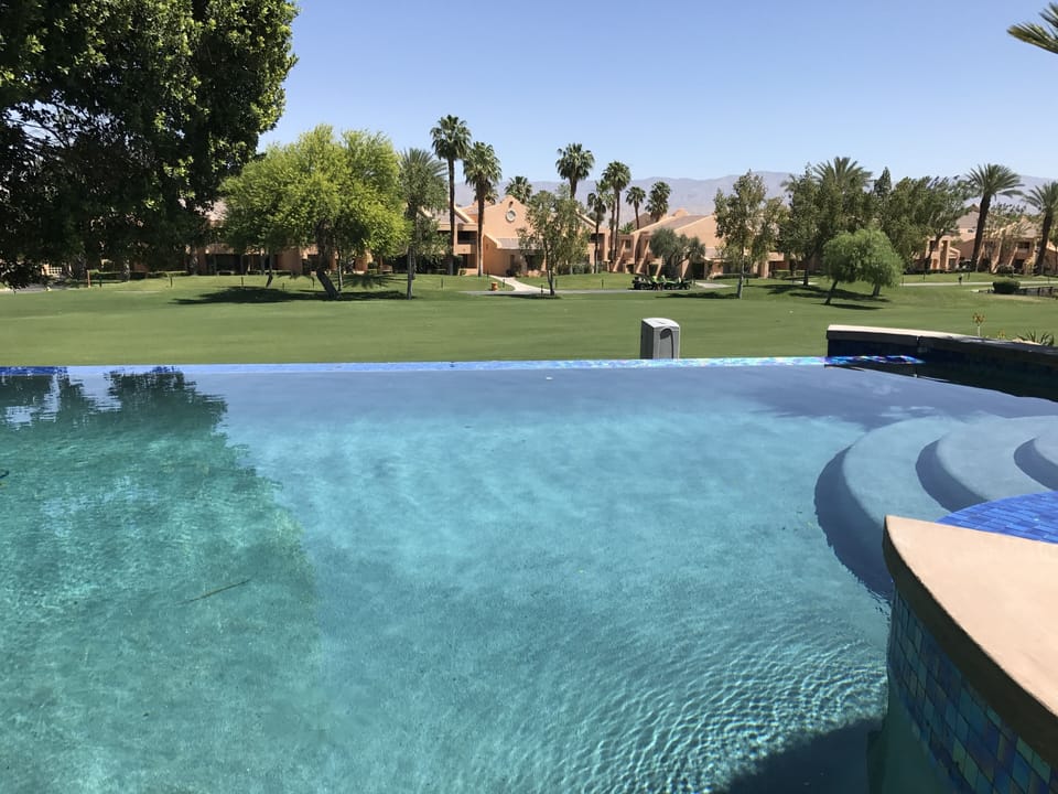 Beautiful Infinity pool overlooking Hole 14 on the infamous Pete Dye Golf Course