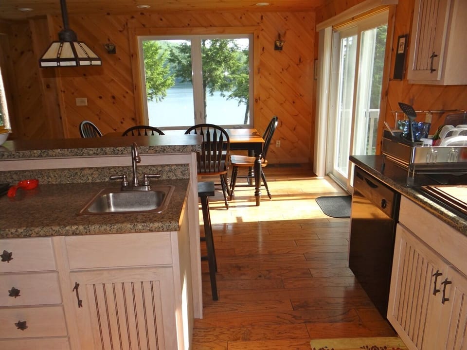 Water view from the kitchen