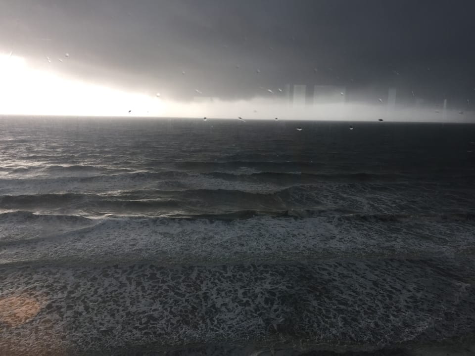Storm watching from the condo is an experience within itself! 