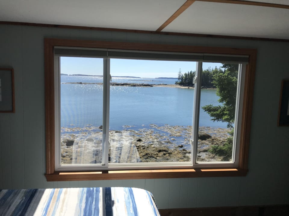 2nd floor bedroom - king bed with ocean view
