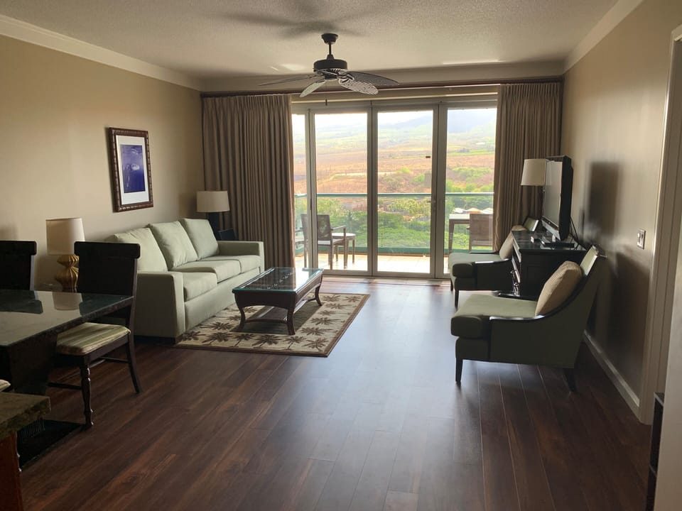 Extra large living room!