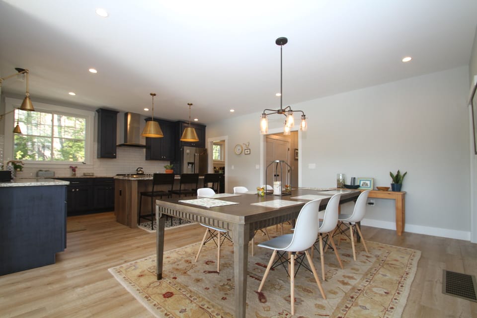 View of the kitchen from living room