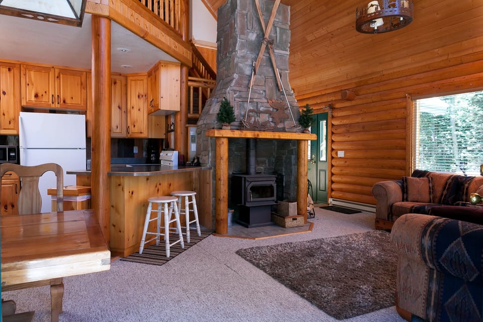 Wood Burning Fireplace