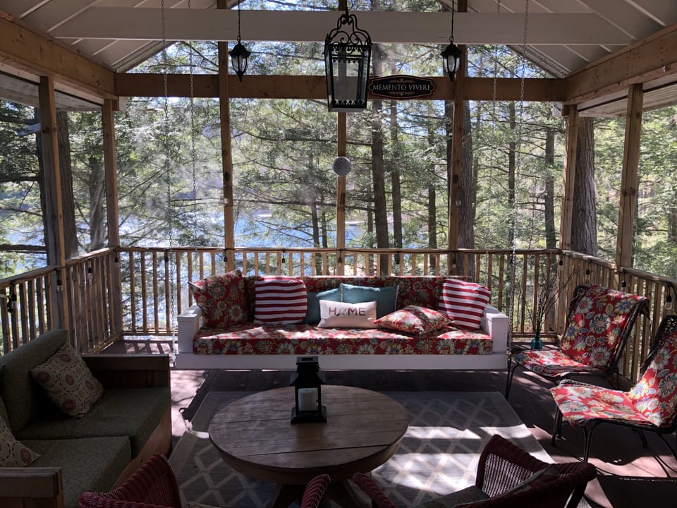 Screened porch.