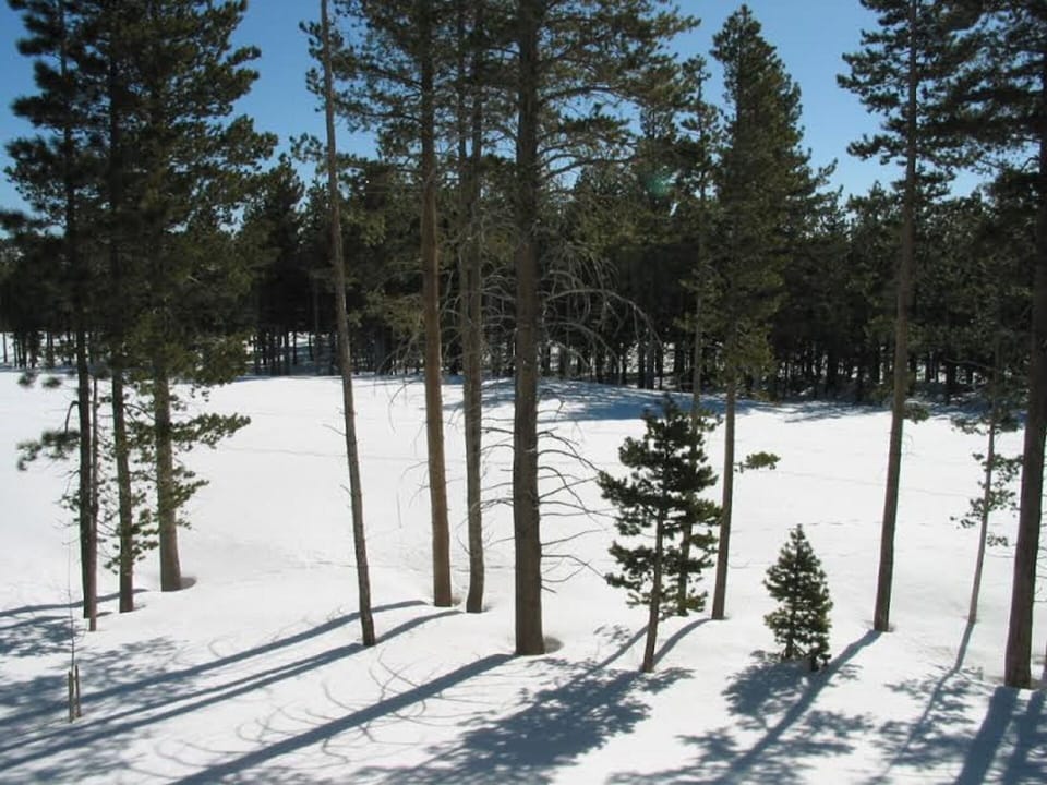 View of golf course from the deck
