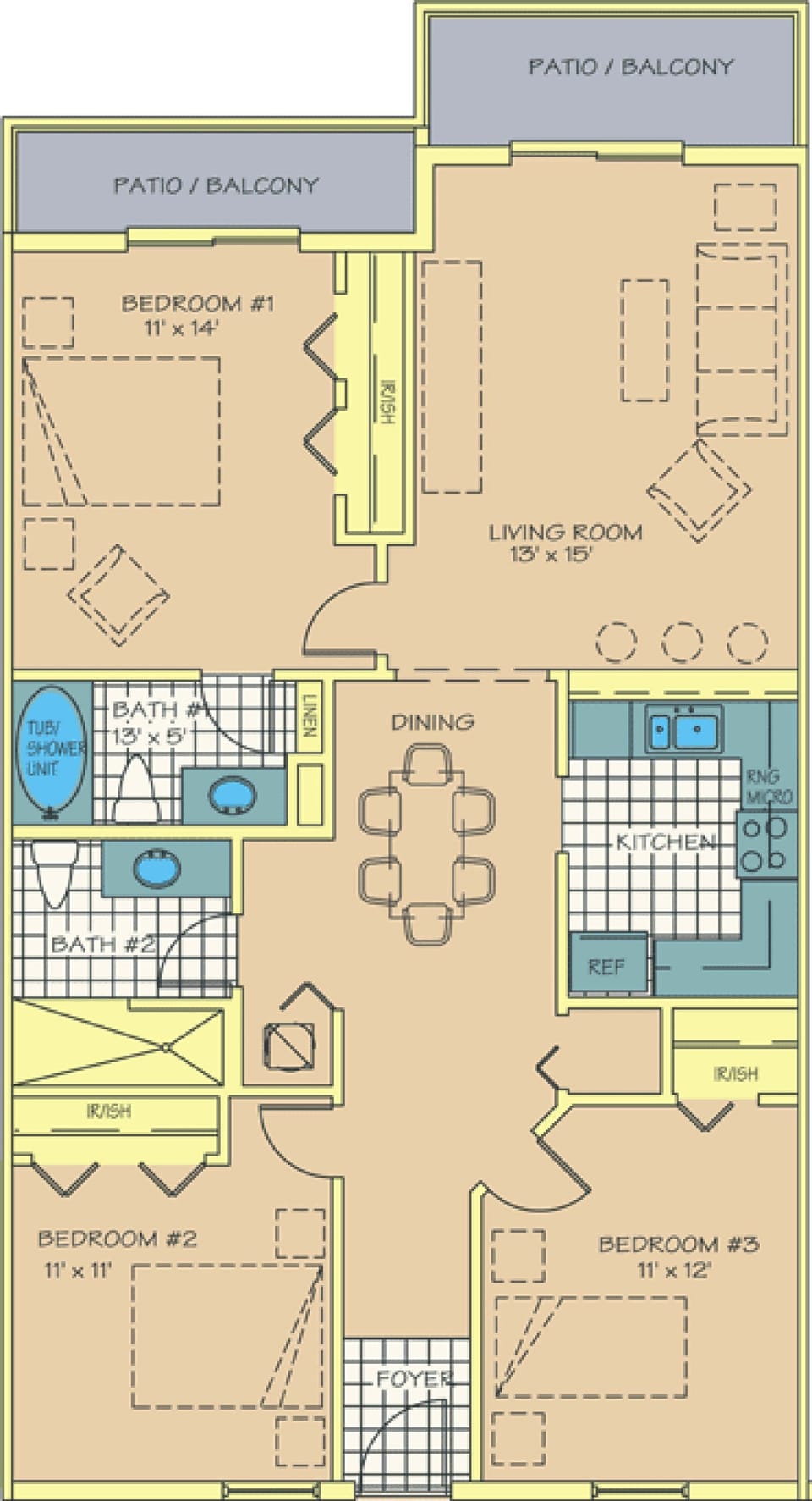 ABACOS UNIT LAYOUT
